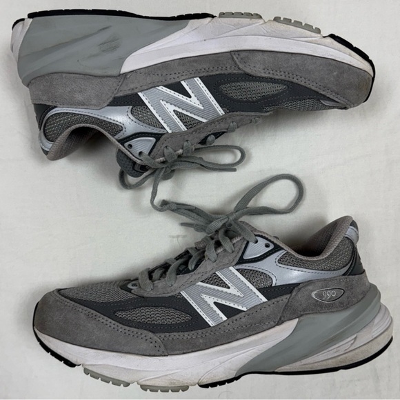 New Balance 990v6 Made in USA Men’s 7.5 Women’s 9 W990GL6 Grey Castlerock Shoes - Picture 9 of 14